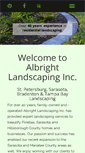 Mobile Screenshot of albrightlandscaping.com